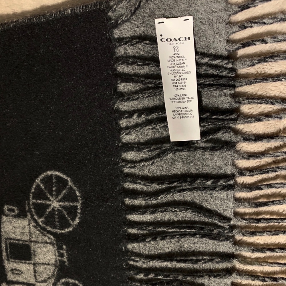 NWT Coach Scarf looks like Hermes - Picture 4 of 6